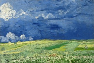 Wheatfield Under Thunderclouds By Vincent van Gogh Wall Art Painting Prints Poster Canvas Picture Hanging Photo Gift Idea Home Decor
