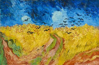 Wheatfield with Crows By Vincent van Gogh Wall Art Painting Prints Poster Canvas Picture Hanging Photo Gift Idea Home Decor