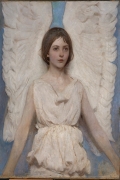 Winged Figure By Abbott Handerson Thayer Wall Art Painting Prints Poster Canvas Picture Hanging Photo Gift Idea Home Decor