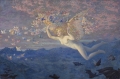 Wings of the Morning By Edward Robert Hughes Wall Art Painting Prints Poster Canvas Picture Hanging Photo Gift Idea Home Decor