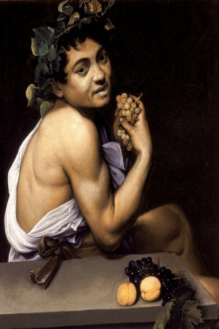 Young Sick Bacchus By Caravaggio Wall Art Painting Prints Poster Canvas Picture Hanging Photo Gift Idea Home Decor