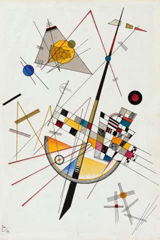 Zarte Spannung Delicate Tension No 85 By Wassily Kandinsky Wall Art Painting Prints Poster Canvas Picture Hanging Photo Gift Idea Home Decor