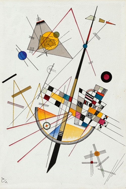Zarte Spannung Delicate Tension No 85 By Wassily Kandinsky Wall Art Painting Prints Poster Canvas Picture Hanging Photo Gift Idea Home Decor